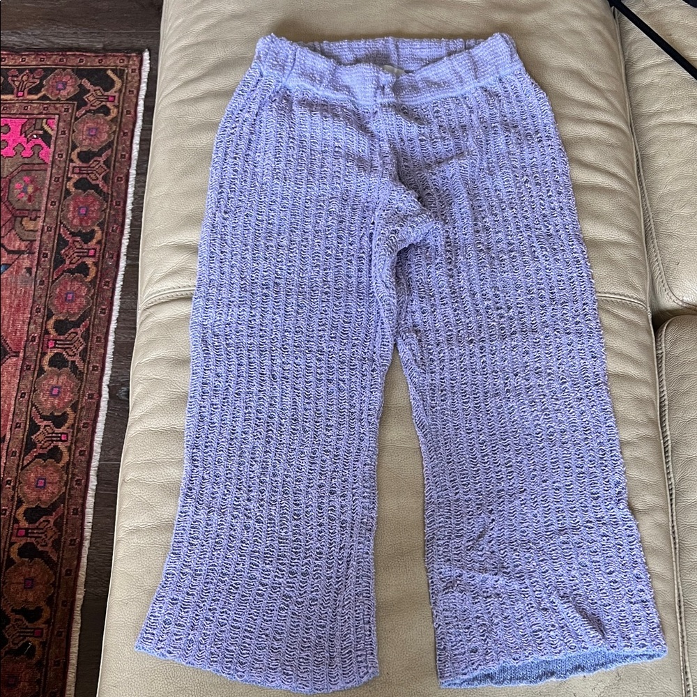 free people beach knit pants